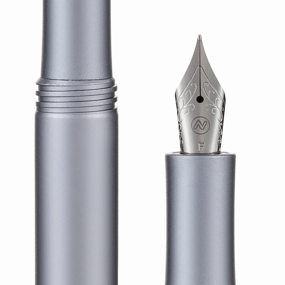 Natami PrismX Fountain Pen Fine Nib - Lightweight Aluminum Pocket EDC with Rotary Filler. - Image 5