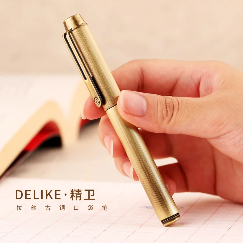 Delike New Bronze Fountain Pen – Fine Nib - Image 5