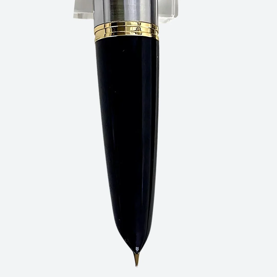 Wing Sung 601 Steel Fountain Pen – 0.5mm Fine Nib, Vacumatic Filling System, Push Cap, Gold Clip – Includes Converter & Box (No Ink) - Image 5