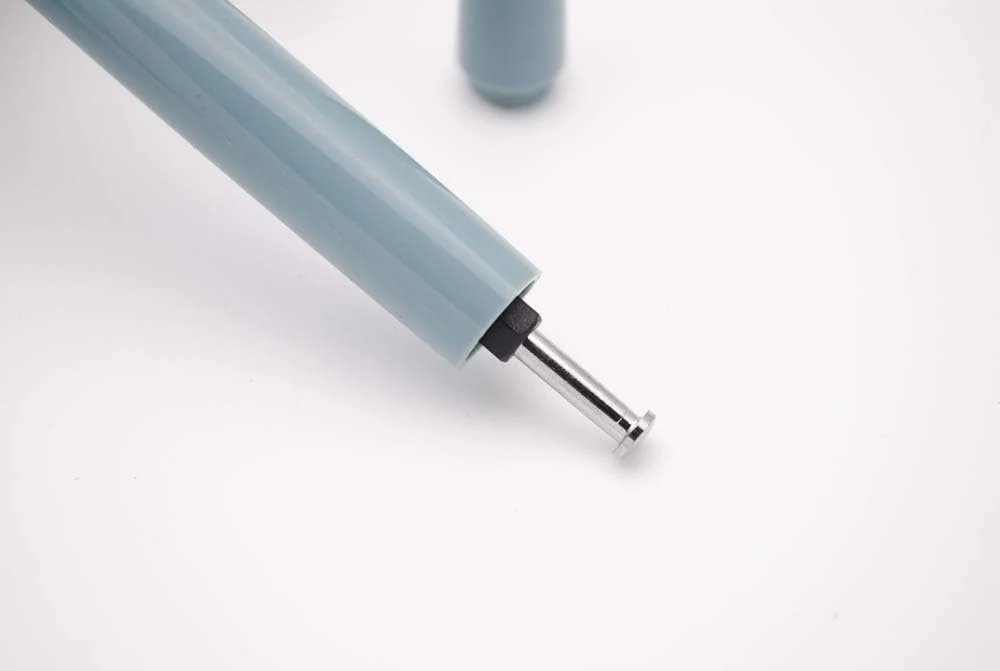 Wing Sung 601A Lake blue Vacumatic Fountain Pen – Fine 0.5mm Nib, Resin Body with Steel Cap, Push-Type, Converter & Box (No Ink) - Image 5