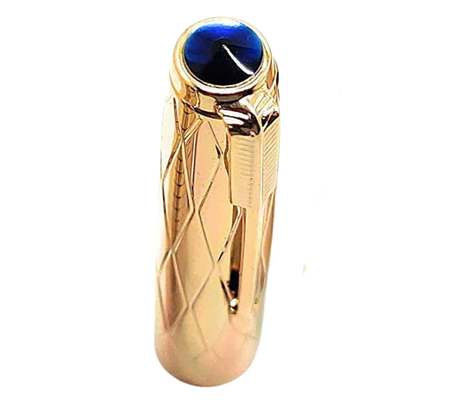Wing Sung 601A Sky Blue Vacumatic Fountain Pen with Golden Cap – 0.5mm Fine Nib, Ink Window Pen, Resin Body, Push-Cap with Converter & Box (No Ink) - Image 3