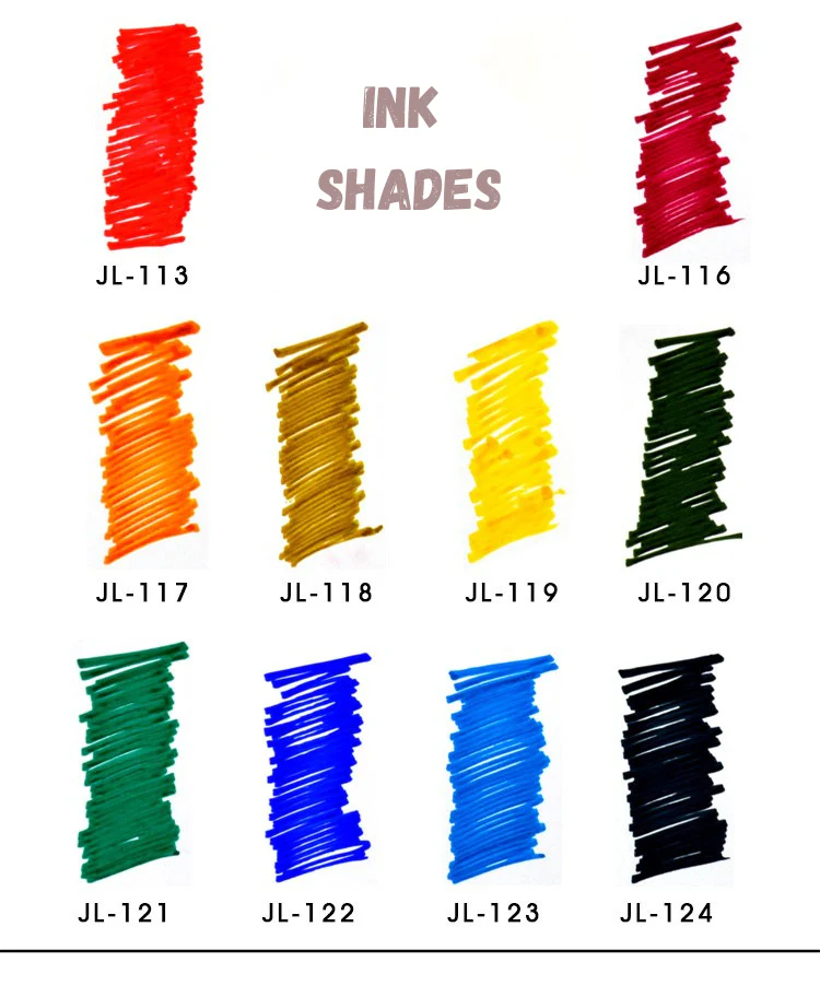 Wing Sung Junlai Premium Fountain Pen Ink 35ml Bottle - Vibrant Ink for Smooth Writing, Office Journaling Gift - Image 2