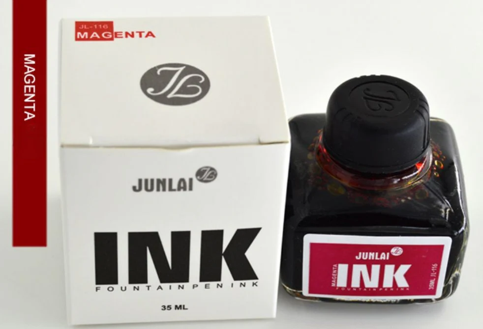 Wing Sung Junlai Premium Fountain Pen Ink 35ml Bottle - Vibrant Ink for Smooth Writing, Office Journaling Gift - Image 4